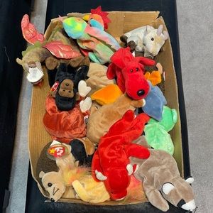Box of Beanie Baby’s